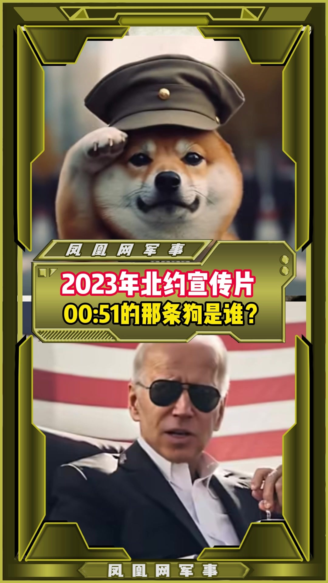 2023年北约宣传片 00:51的那条狗是谁？