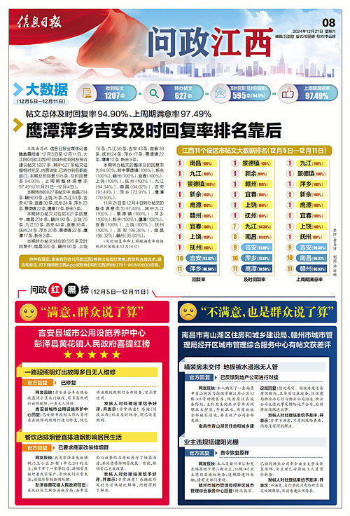 “满意，群众说了算”