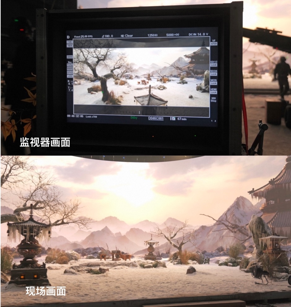 《师兄太稳健》虚拟拍摄现场实拍