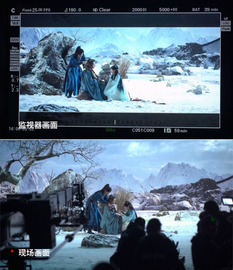 《师兄太稳健》虚拟拍摄现场实拍