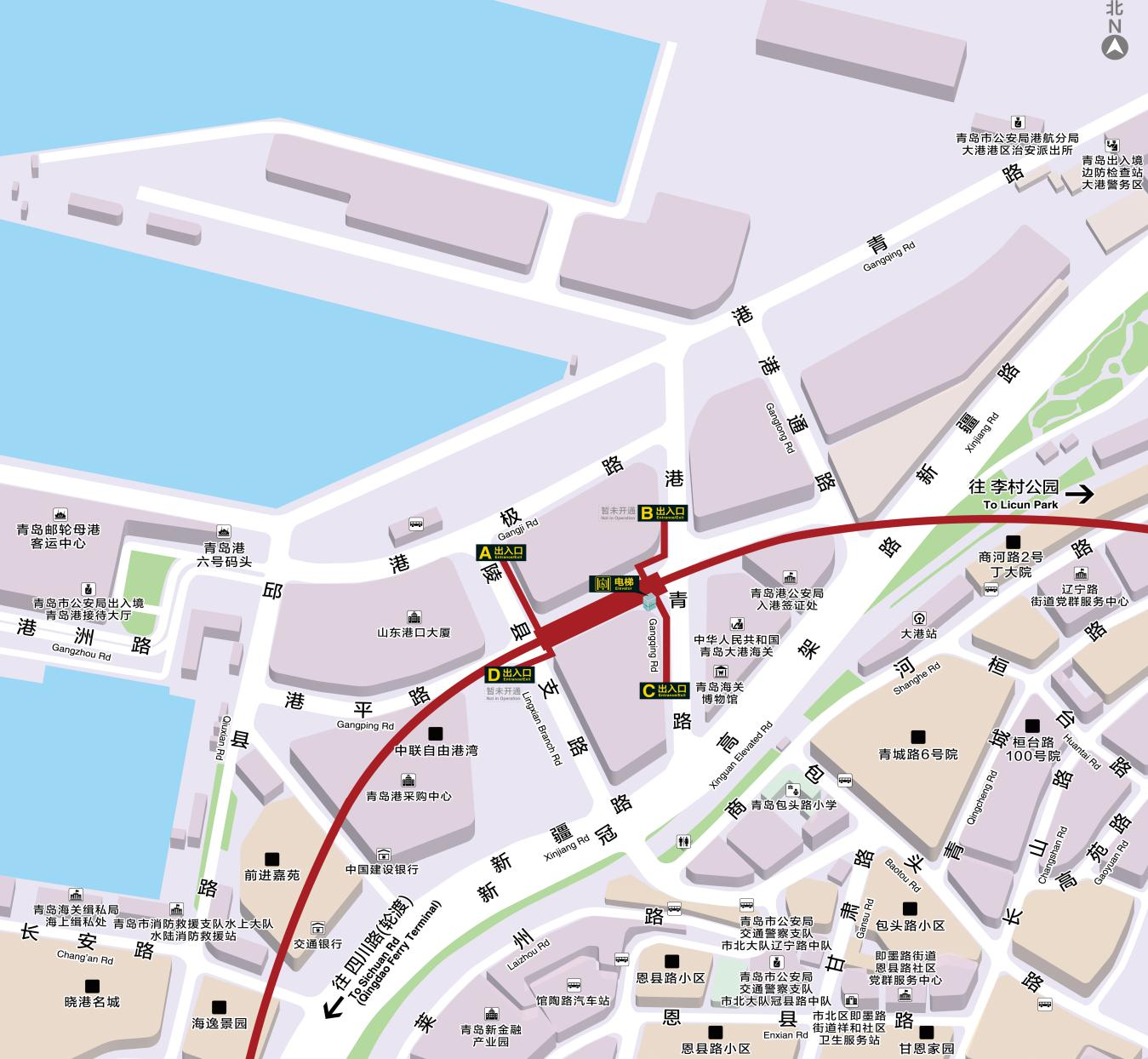 青岛地铁2号线西延段，12月18日正式开通