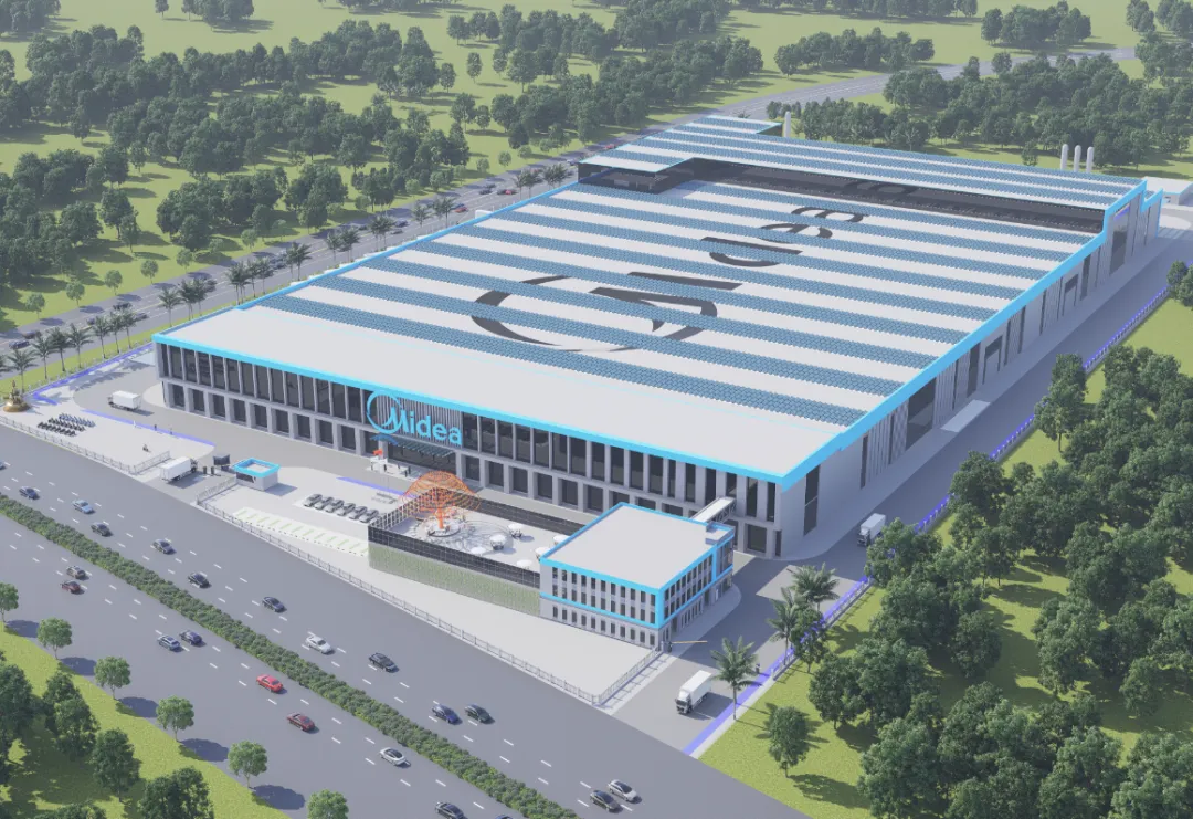 美的智能制造泰国科技产业园效果图
