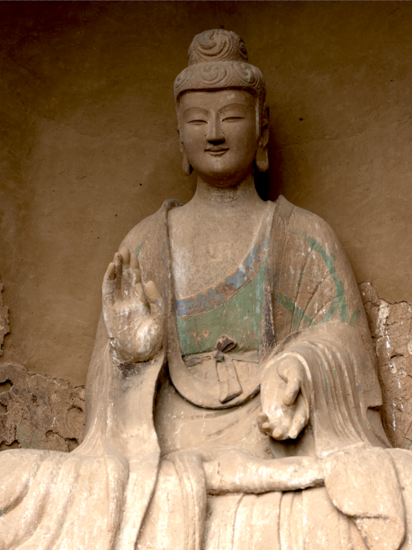 ［西魏］麦积山石窟第44窟，阿弥陀佛