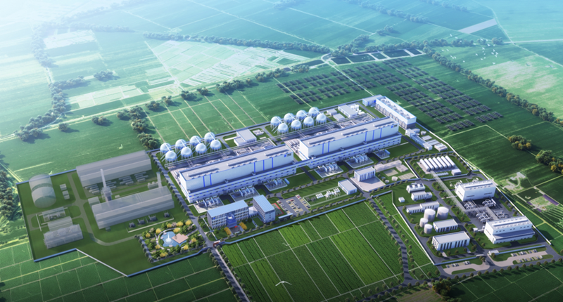 华能金坛盐穴压缩空气储能发电二期项目规划效果图