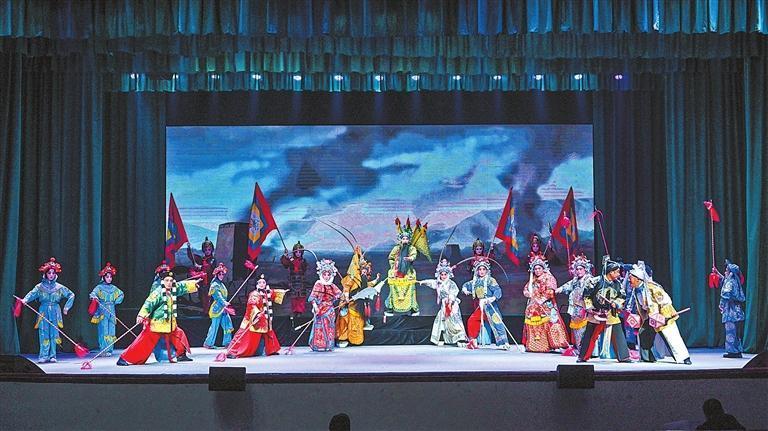 《赵安献马》剧照 临洮洮苑演艺有限责任公司供图