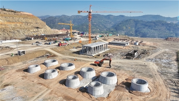 山西天星煤气化焦化技改升级项目施工现场。