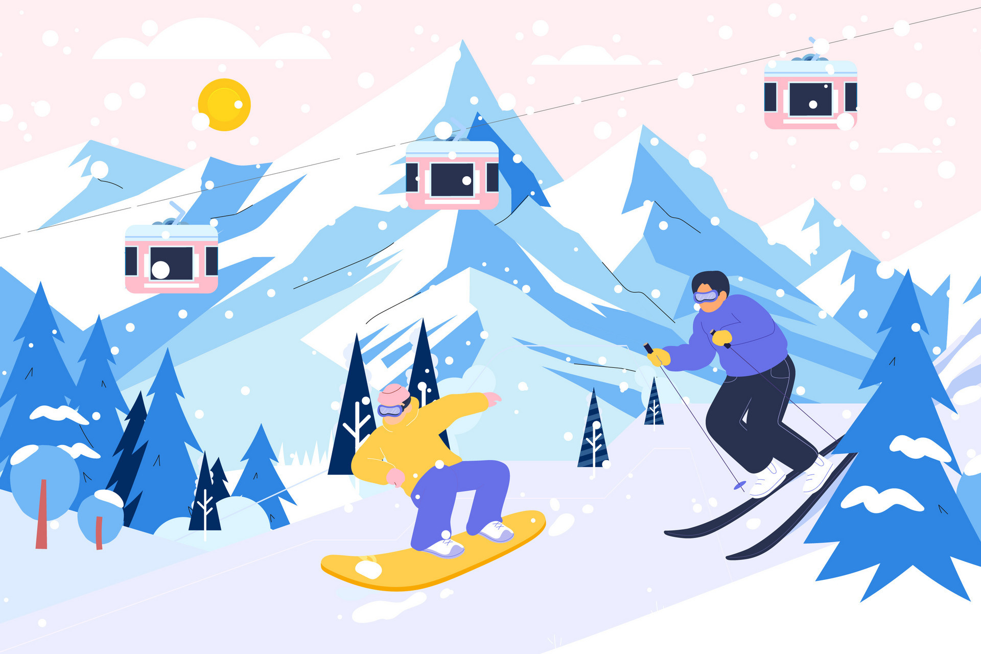 这个冬天来青岛实现玩雪自由，感受自由飞驰的快乐