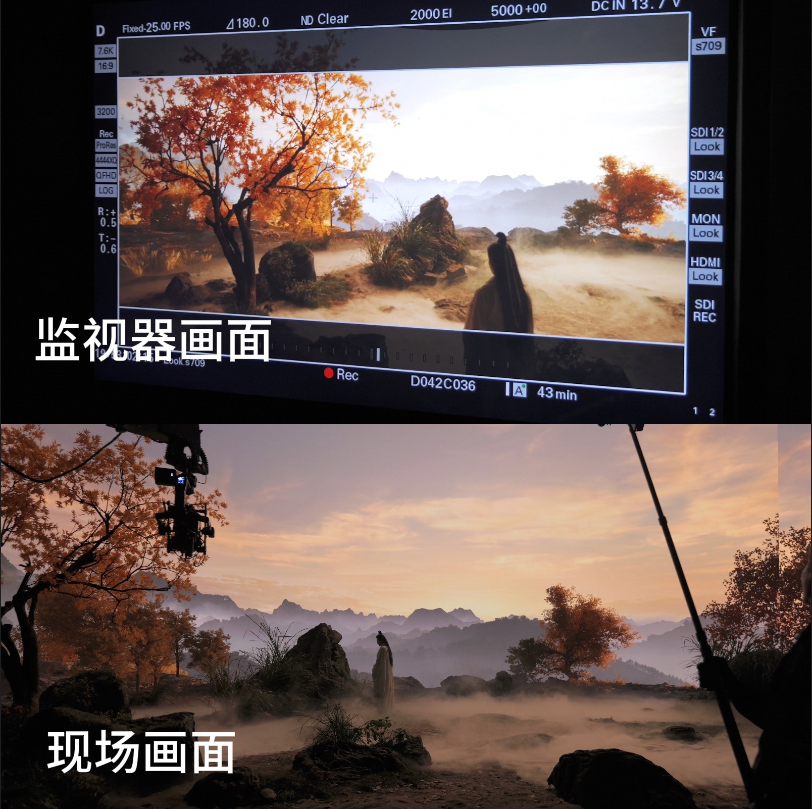 《师兄太稳健》虚拟拍摄现场实拍