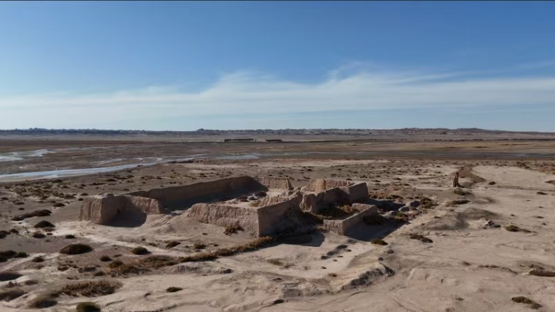 汉代肩水都尉府所在地大湾城遗址