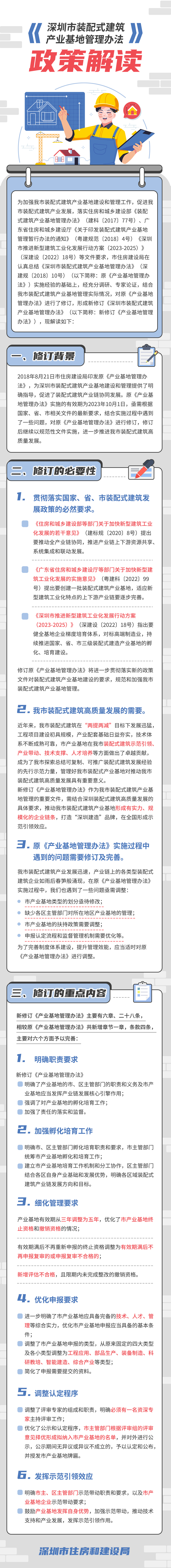 一图读懂 |《深圳市装配式建筑产业基地管理办法》政策解读
