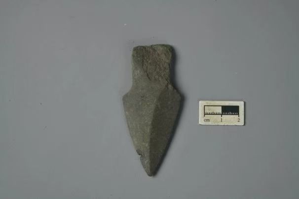 重庆市江北区王爷庙遗址内出土的石器。（重庆市文物考古研究院供图）