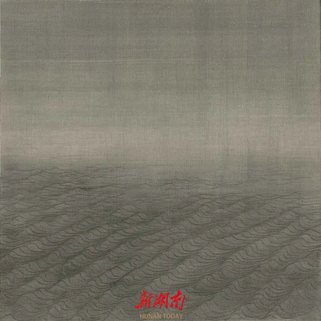 潇湘——澧沅之风布面 丙烯 66×66cm 2024年