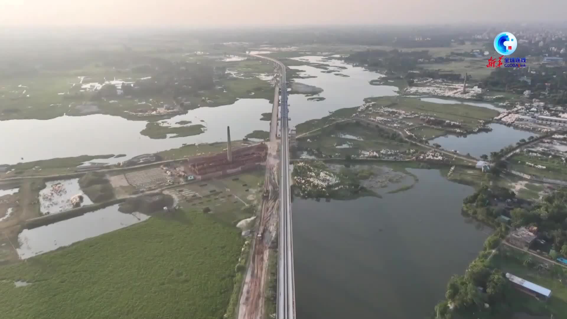 全球连线｜中企承建孟加拉国铁路项目全线通车