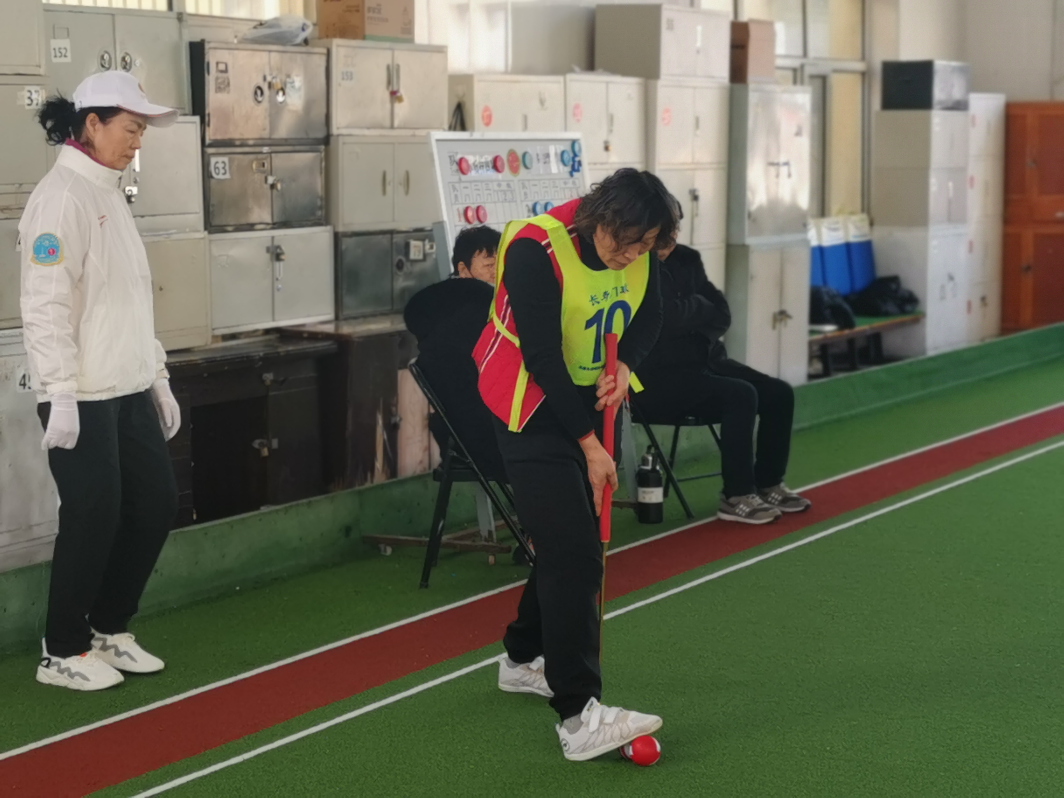 黑龙江省第六届老年人“冰雪文化”杯门球赛  暨全国中老年人“长寿&middot;杜尔伯特冰雪渔猎”杯门球邀请赛开槌