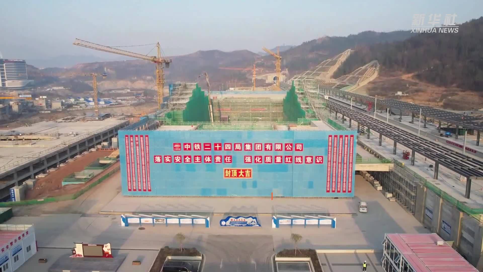 西十高铁建设忙