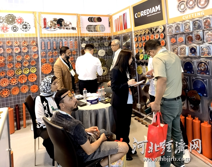 高泰金刚石工具产品在迪拜展会受关注。