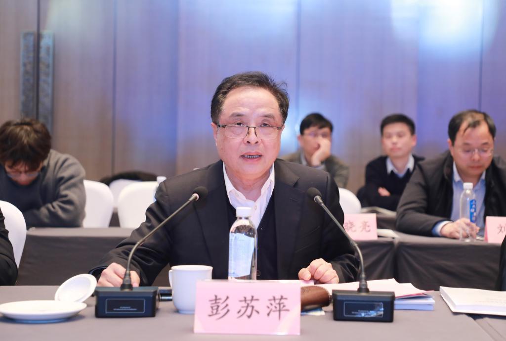 彭苏萍院士主持第一届学术委员会第二次会议