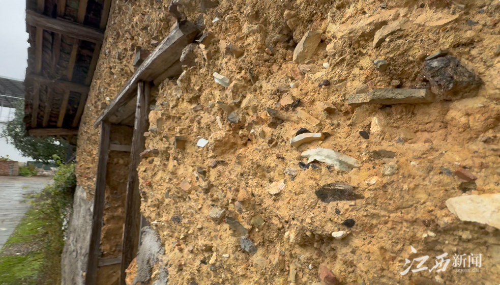 ▲ 南市街废弃土坯房布满窑业遗存碎片，自带沧桑感和厚重感。