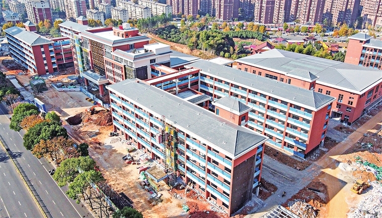 九江德化中学项目即将建成（图）
