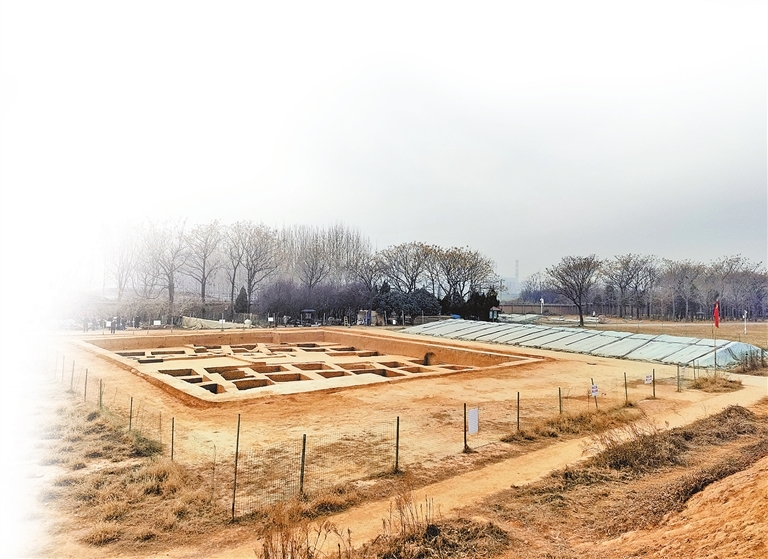 殷墟王陵区考古现场（资料照片）。 新华社发