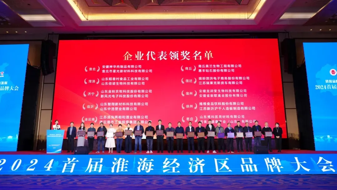 2024首届淮海经济区品牌大会在连云港召开
