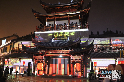 大型声光秀《千年风华 庐陵呼唤》与影片《庐陵华章》轮番呈现