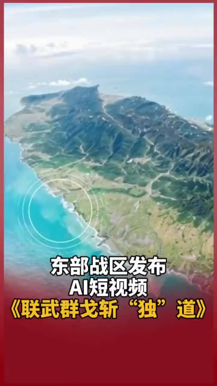 东部战区发布AI短视频《联武群戈斩“独”道》