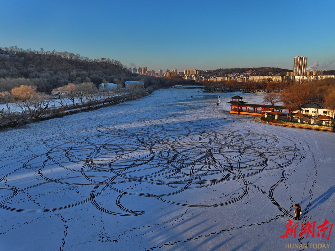 北山公园一角。