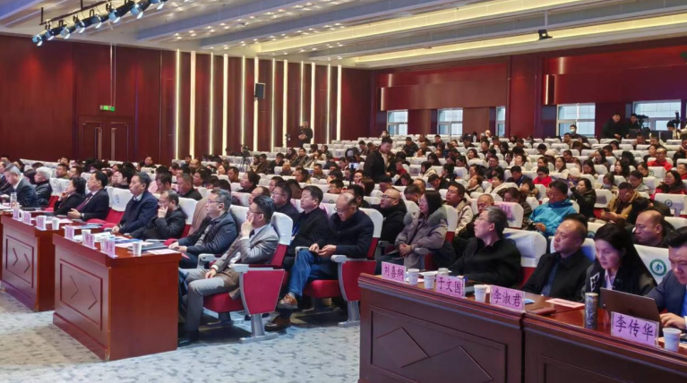 图片为“健联体破局医改 大健康立医兴院惠民模式峰会暨第五届中医药大健康产学研成果展”活动现场