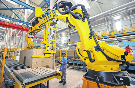 亚新科国际铸造（运城）有限公司年产6万吨缸体缸盖项目。记者孟婷摄