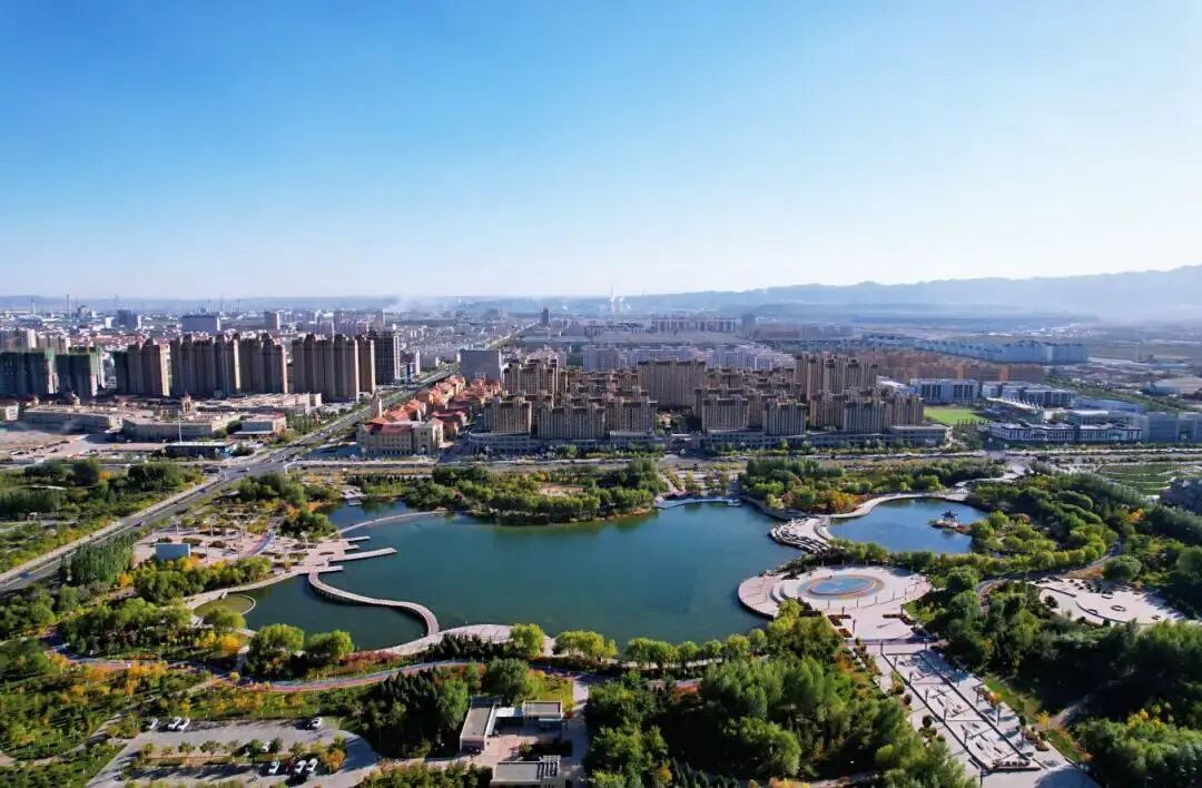 △金昌市区航拍图