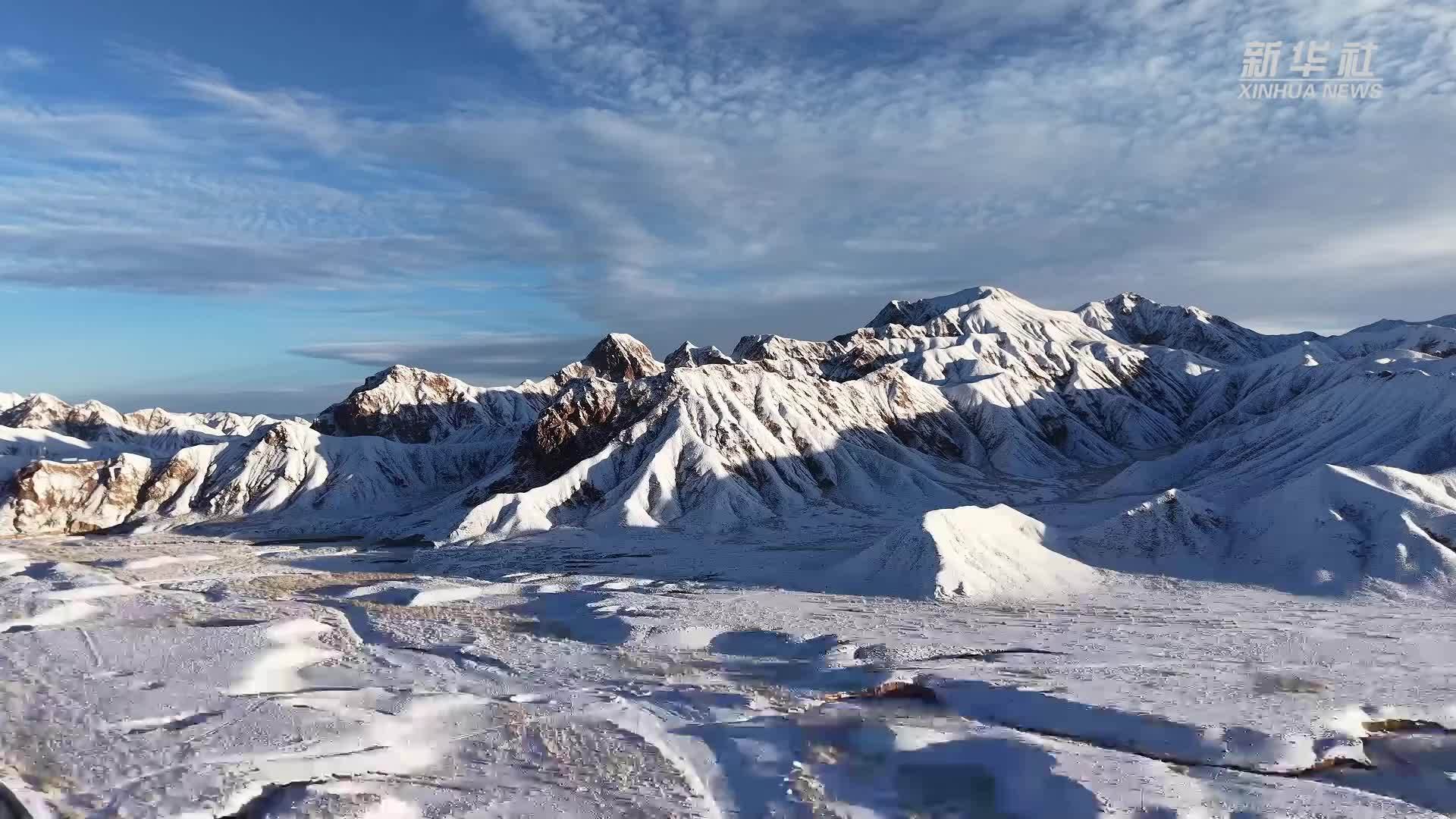 青海都兰:雪域冬韵 素白如画_凤凰网视频_凤凰网