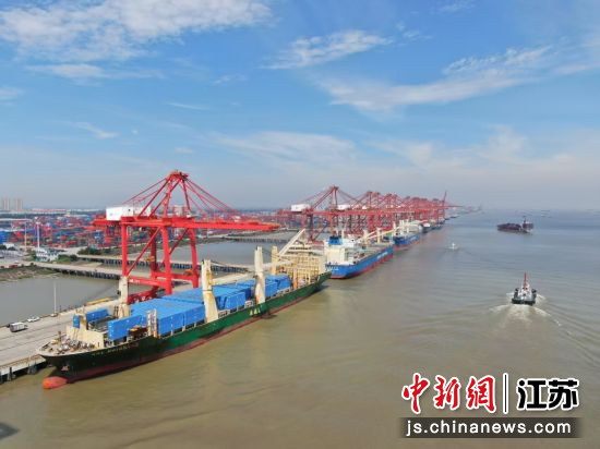 太仓港。太仓海事局 供图