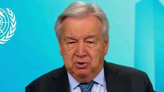 古特雷斯新年致辞：和平必须压倒一切