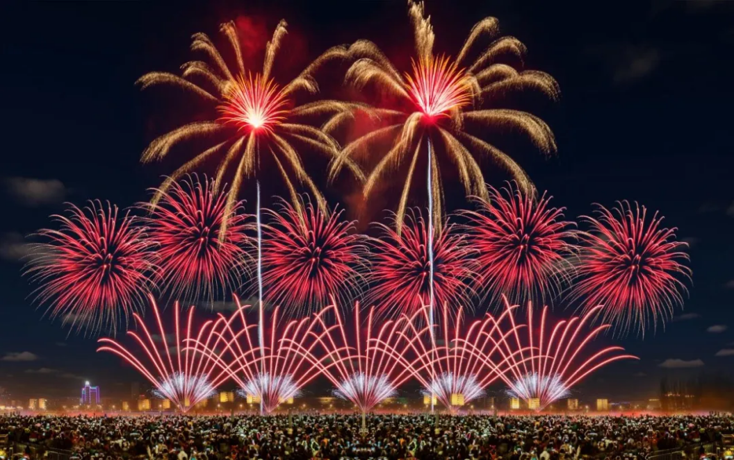 园博园焰火表演