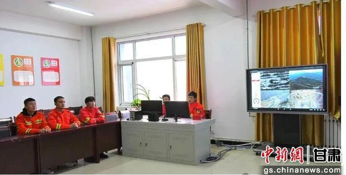 图为漳县林草防火预警中心　漳县融媒体中心供图