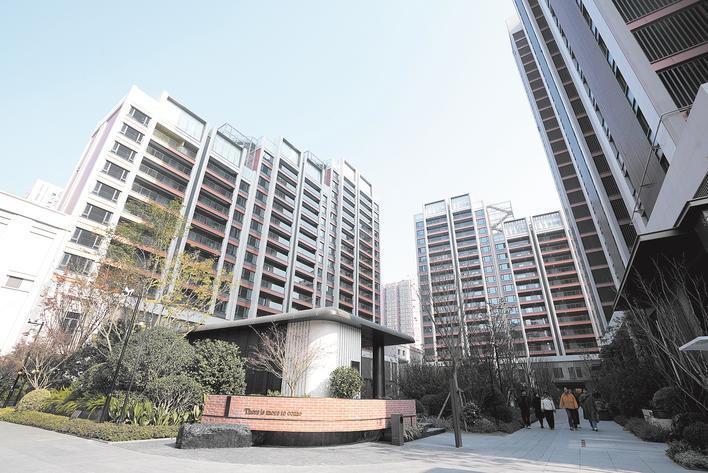 超宽楼间距与中央花园的舒适空间 通讯员供图