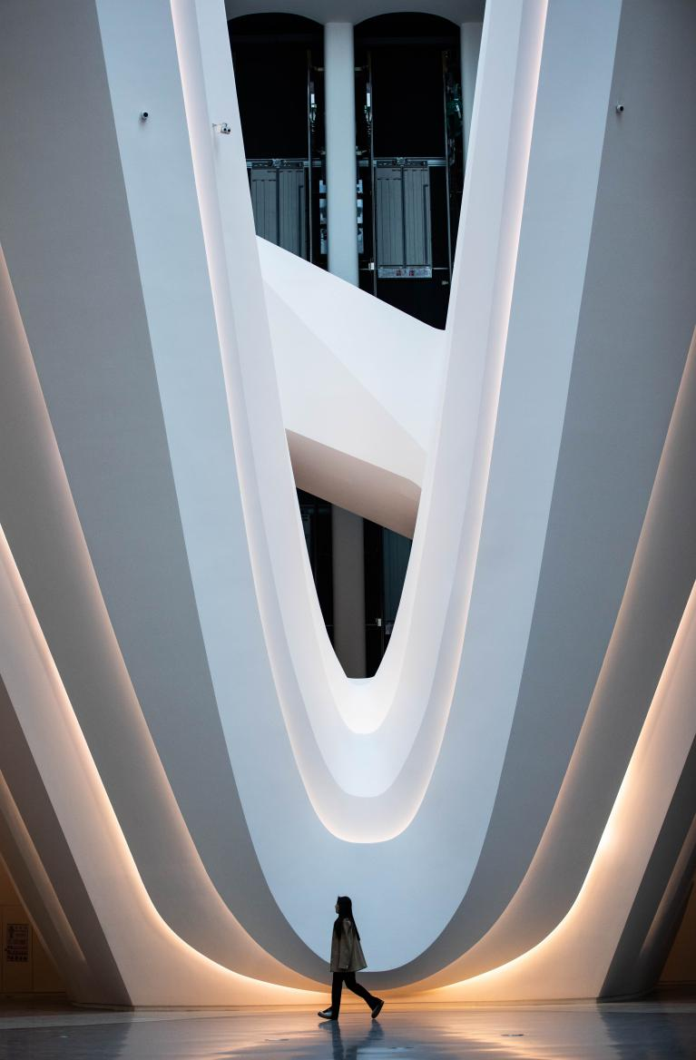 梅溪湖艺术博物馆中厅