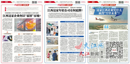 本报去年11月推出以“向新而行未来已来”为主题的系列报道。