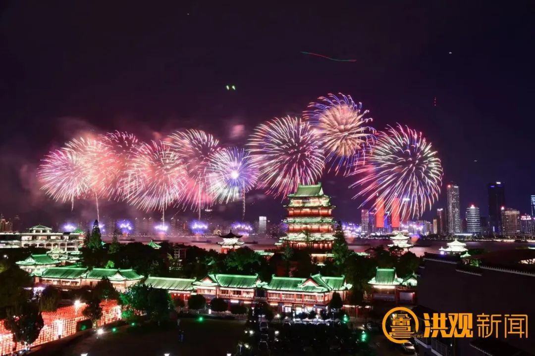 南昌迎春烟花晚会 资料图
