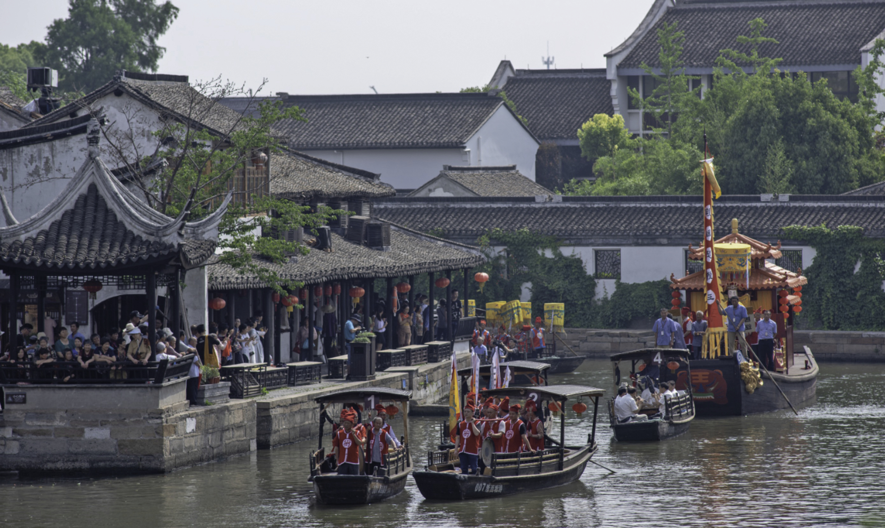 邀岭南客品水乡情 西塘古镇请广东游客一起过大年