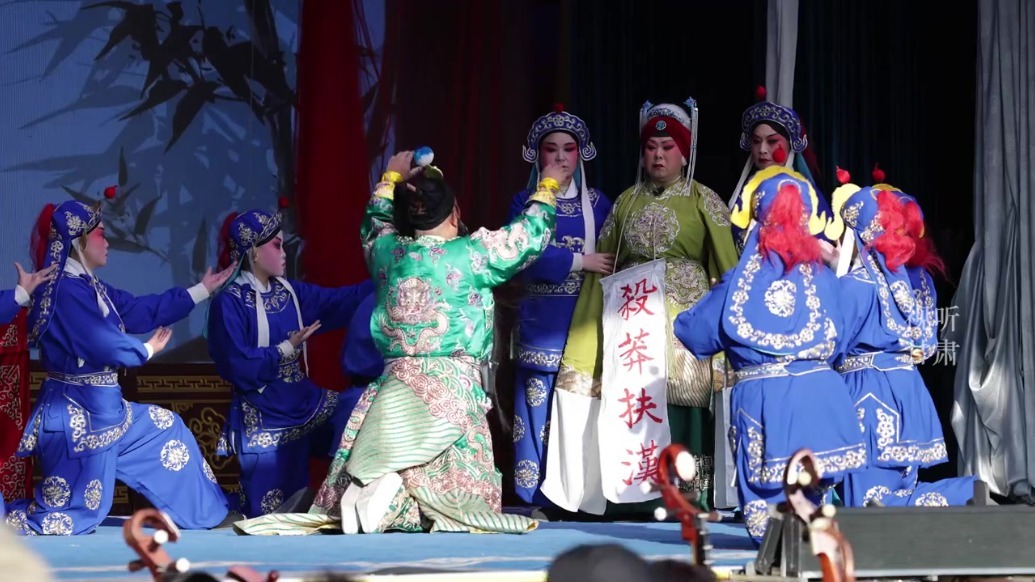 安万剧团精彩演出《兴汉图》名场面