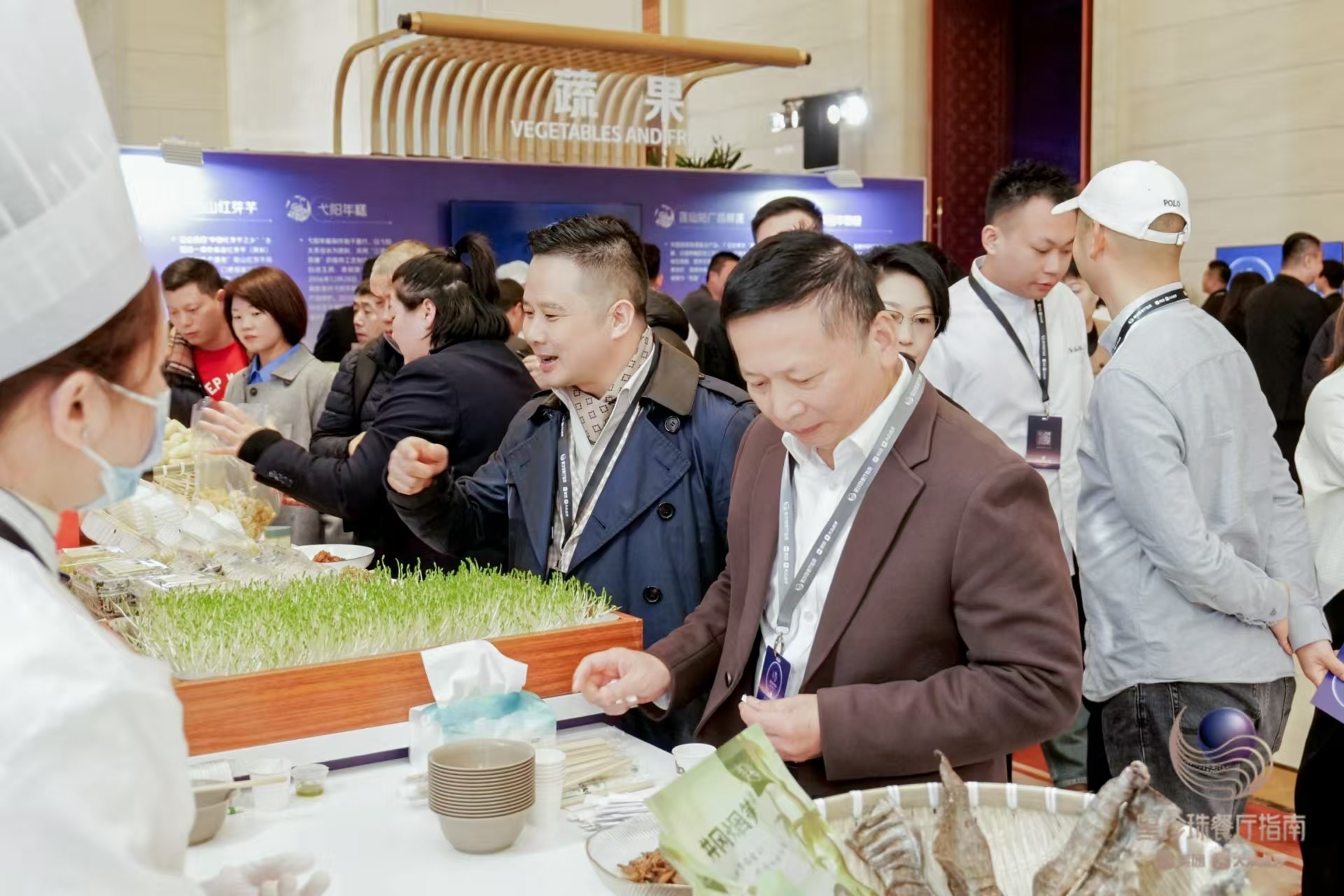 发布会现场同步设置了江西优质食材展。 主办方供图