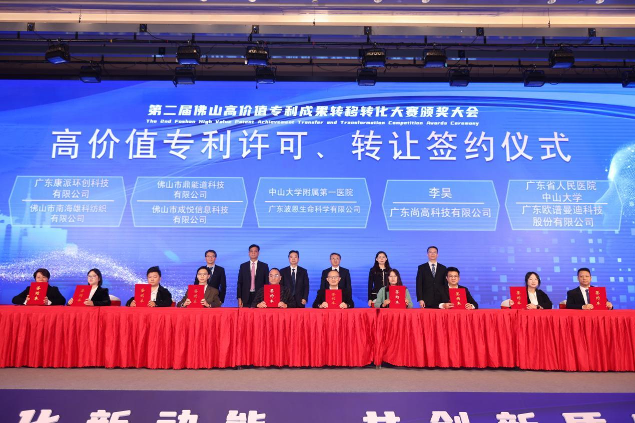 (高价值专利许可、转让签约)