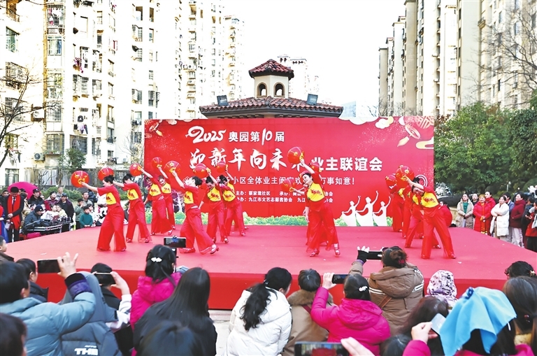 迎新年 向未来”奥园第十届业主联谊会现场热闹非凡。