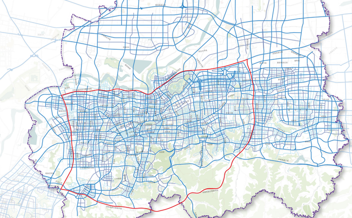 济南绕城高速围合区域内慢行交通主体网规划方案