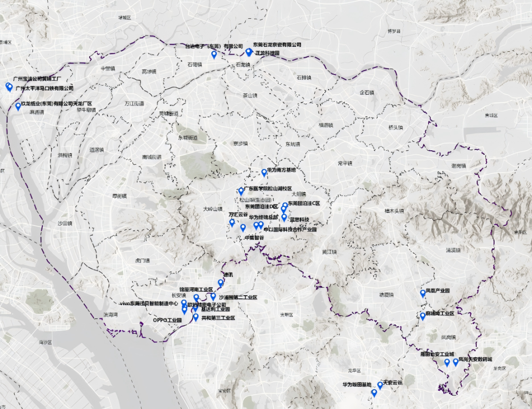 跨市通勤市民工作地Top30