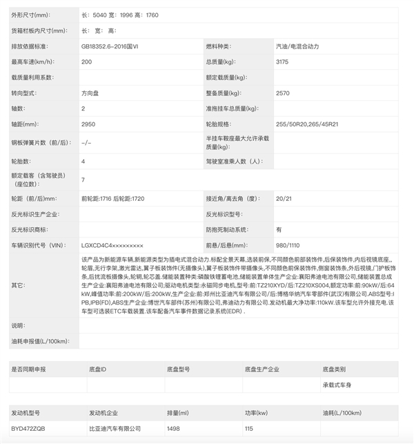 史上最大、最猛！比亚迪唐L官方照崇敬公布：长度超5米 搭载环球最强电机