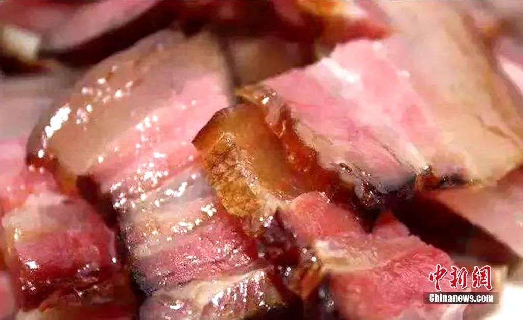 武宁熏腊肉。图片来源：九江文旅