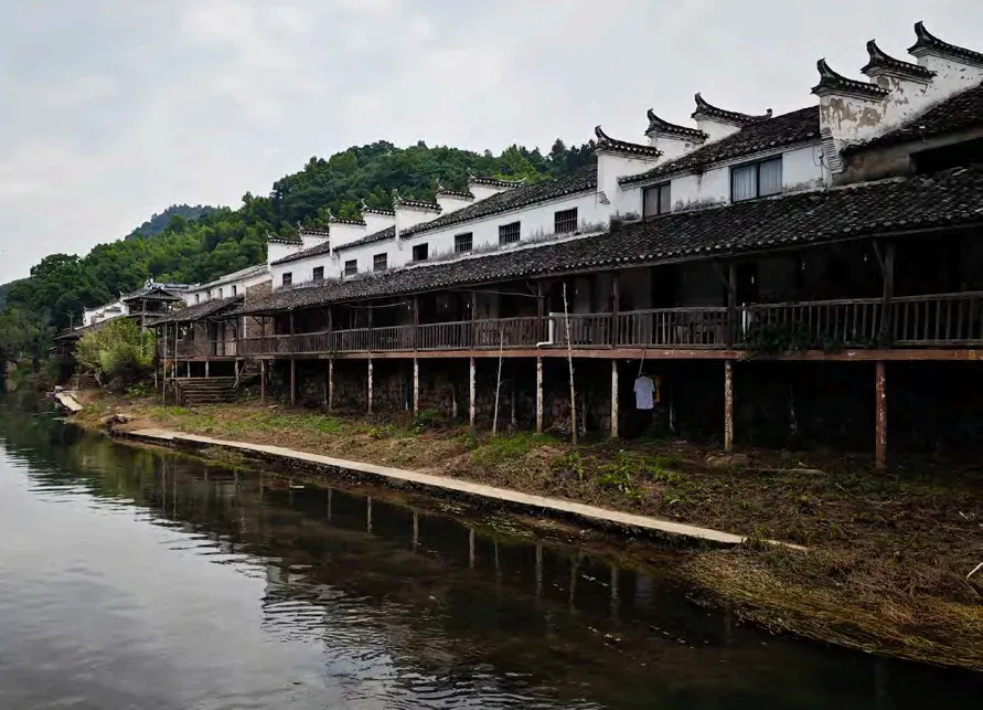 东埠码头遗址风雨廊 图片来源：景德镇申遗